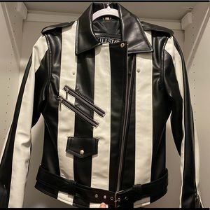Killstar Beetlejuice Leather Jacket [VEGAN]